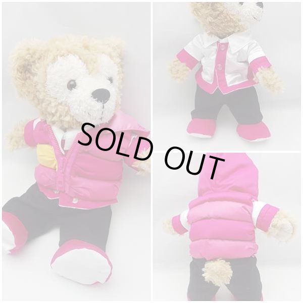 画像3: 【予約受付中】 ダッフィー&ジェラトーニ 衣装 ポーチサイズ (身長28cm) popcorn ダウンジャケット コスチューム 服 ピンク N a152 (3)