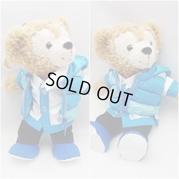 画像2: 【予約受付中】 ダッフィー&ジェラトーニ 衣装 ポーチサイズ (身長28cm) popcorn ダウンジャケット コスチューム 服 水色 S a153 (2)