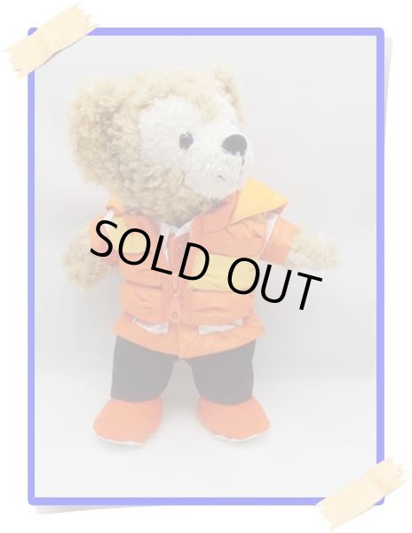 画像1: 【予約受付中】 ダッフィー&ジェラトーニ 衣装 ポーチサイズ (身長28cm) popcorn ダウンジャケット コスチューム 服 オレンジ O a154 (1)