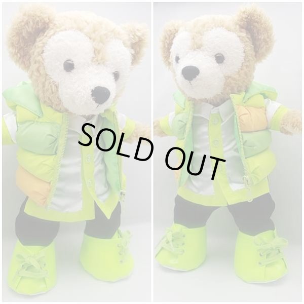 画像2: 【予約受付中】 ダッフィー 衣装 Sサイズ (身長43cm) popcorn ダウンジャケット コスチューム 服 緑 M a155 (2)