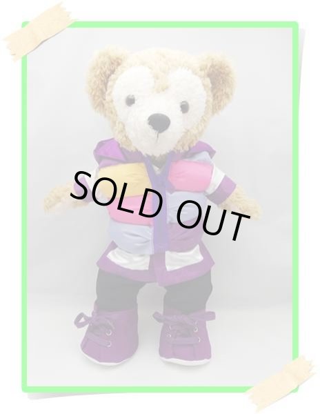 画像1: 【予約受付中】 ダッフィー 衣装 Sサイズ (身長43cm) popcorn ダウンジャケット コスチューム 服 紫 A a156 (1)