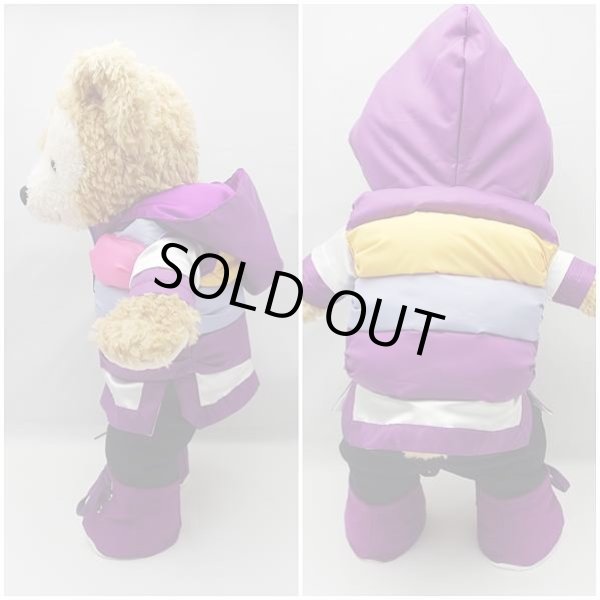 画像3: 【予約受付中】 ダッフィー 衣装 Sサイズ (身長43cm) popcorn ダウンジャケット コスチューム 服 紫 A a156 (3)