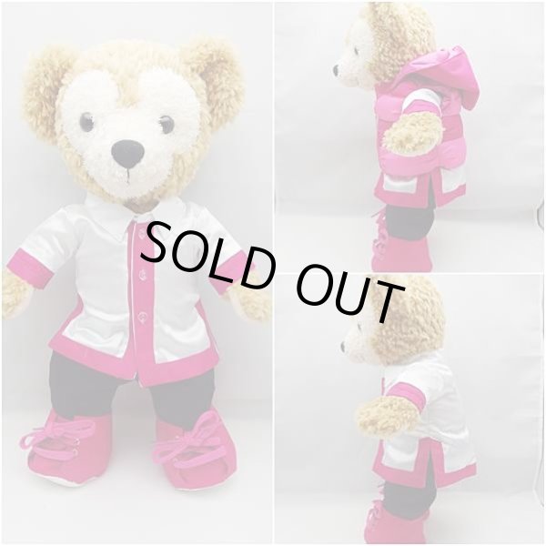 画像2: 【予約受付中】 ダッフィー 衣装 Sサイズ (身長43cm) popcorn ダウンジャケット コスチューム 服 ピンク N a157 (2)