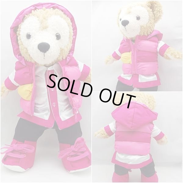 画像3: 【予約受付中】 ダッフィー 衣装 Sサイズ (身長43cm) popcorn ダウンジャケット コスチューム 服 ピンク N a157 (3)