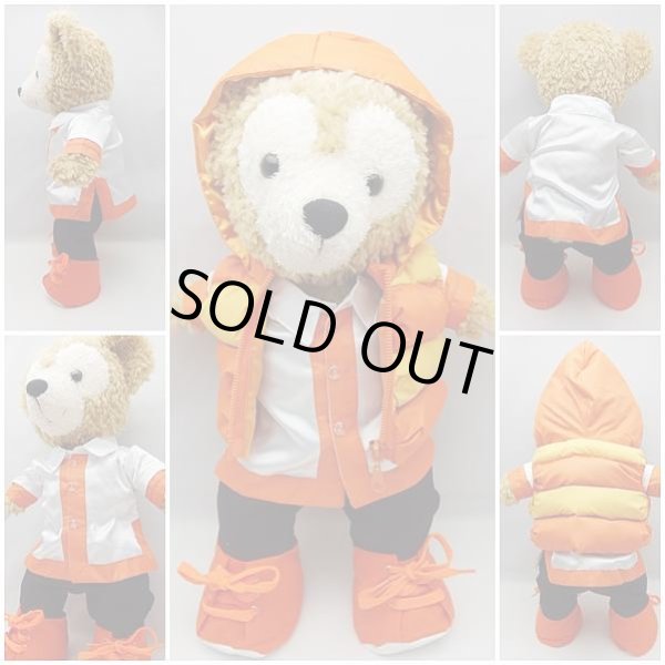 画像3: 【予約受付中】 ダッフィー 衣装 Sサイズ (身長43cm) popcorn ダウンジャケット コスチューム 服 オレンジ O a159 (3)