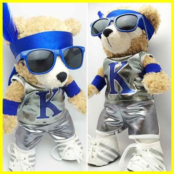 画像2: 【予約受付中】 ダッフィー 衣装 Sサイズ (身長43cm) SK  コスチューム 服 青 N a163 (2)