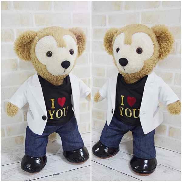 画像2: 【予約受付中】 ダッフィー 衣装 Sサイズ (身長43cm)  コスチューム 服 O a165 (2)