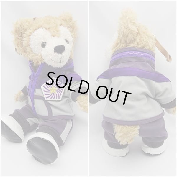 画像3: 【予約受付中】 ダッフィー&ジェラトーニ 衣装 ポーチサイズ (身長28cm) 2014年 学校 ジャージ コスチューム 服 紫 a170 M (3)