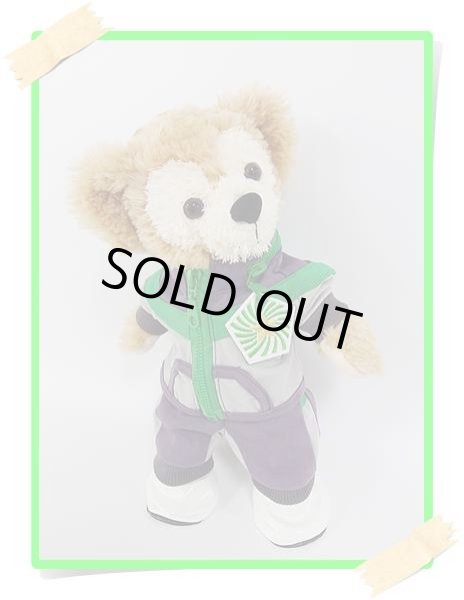 画像1: 【予約受付中】 ダッフィー&ジェラトーニ 衣装 ポーチサイズ (身長28cm) 2014年 学校 ジャージ コスチューム 服 緑 a171 A (1)