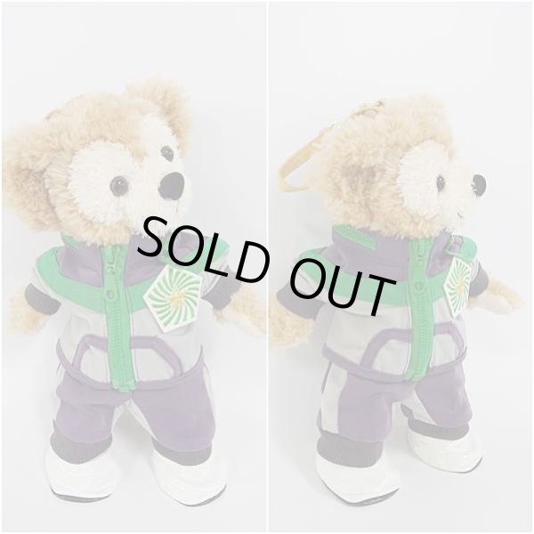 画像2: 【予約受付中】 ダッフィー&ジェラトーニ 衣装 ポーチサイズ (身長28cm) 2014年 学校 ジャージ コスチューム 服 緑 a171 A (2)