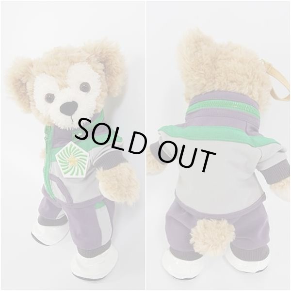 画像3: 【予約受付中】 ダッフィー&ジェラトーニ 衣装 ポーチサイズ (身長28cm) 2014年 学校 ジャージ コスチューム 服 緑 a171 A (3)