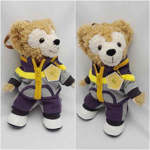 画像2: 【予約受付中】 ダッフィー＆ジェラトーニ 衣装 ポーチサイズ (身長28cm) 2014年 学校 ジャージ コスチューム 服 黄色 a172 N (2)