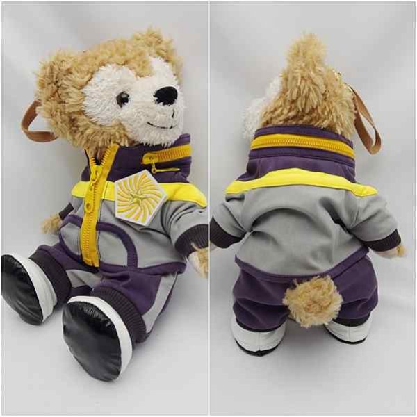 画像3: 【予約受付中】 ダッフィー＆ジェラトーニ 衣装 ポーチサイズ (身長28cm) 2014年 学校 ジャージ コスチューム 服 黄色 a172 N (3)