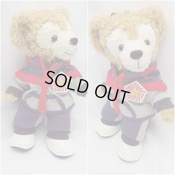 画像2: 【予約受付中】 ダッフィー&ジェラトーニ 衣装 ポーチサイズ (身長28cm) 2014年 学校 ジャージ コスチューム 服 赤 a173 S (2)