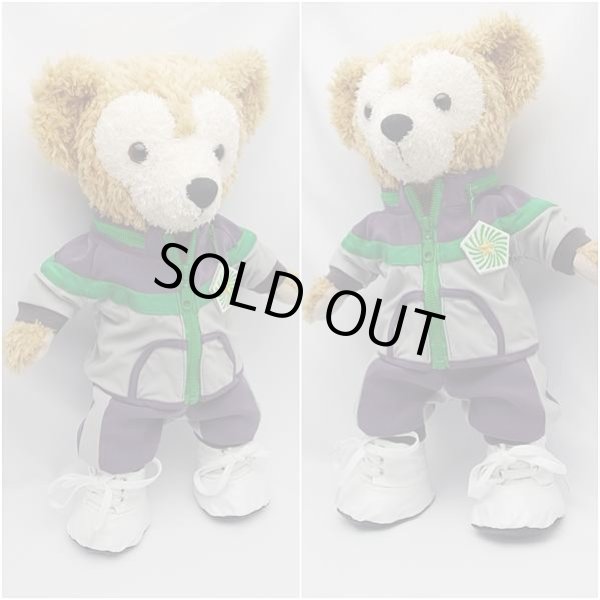画像2: 【予約受付中】 ダッフィー 衣装 Sサイズ (身長43cm) 2014年 学校 ジャージ コスチューム 服 緑 a176 A (2)