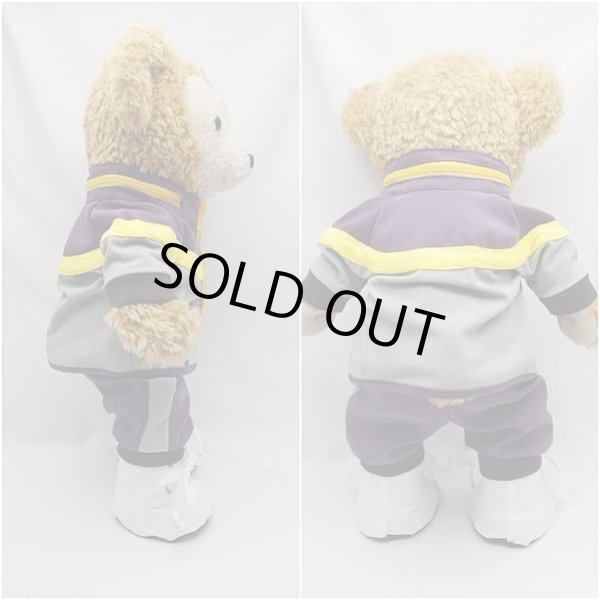 画像3: ダッフィー 衣装 Sサイズ (身長43cm) 2014年 学校 ジャージ コスチューム 服 黄色 a177 N (3)