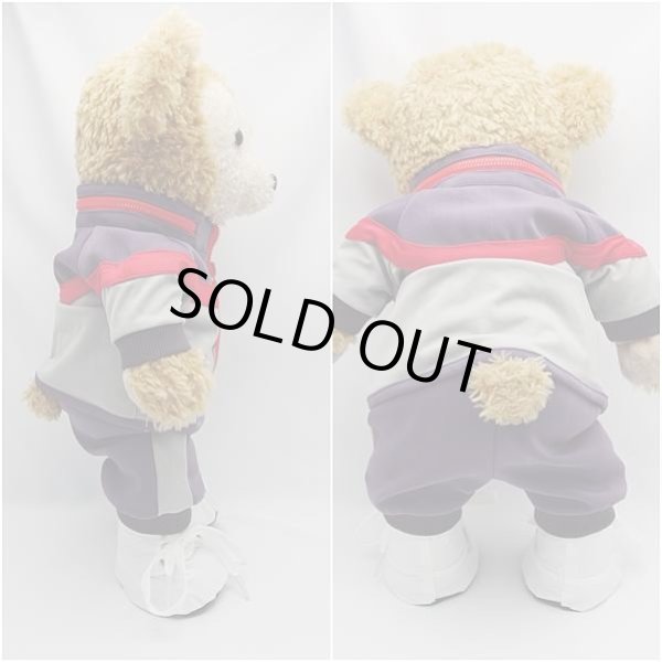 画像3: 【予約受付中】ダッフィー 衣装 Sサイズ (身長43cm) 2014年 学校 ジャージ コスチューム 服 赤 a178 S (3)