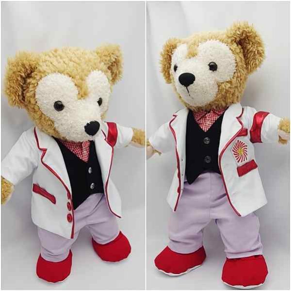画像2: 【予約受付中】 ダッフィー 衣装 Sサイズ (身長43cm) 2013 白衣 コスチューム 服   a188 (2)