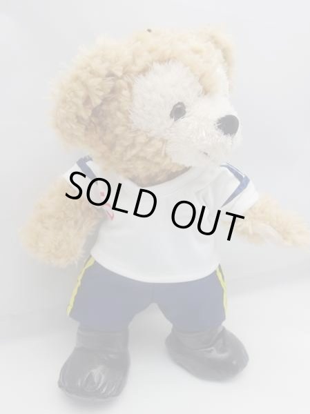 画像2: 【予約受付中】ダッフィー&ジェラトーニ 衣装 ポーチサイズ (身長28cm) サッカー ユニフォーム コスチューム 服  「白」「背番号5 SHO」 a199 (2)