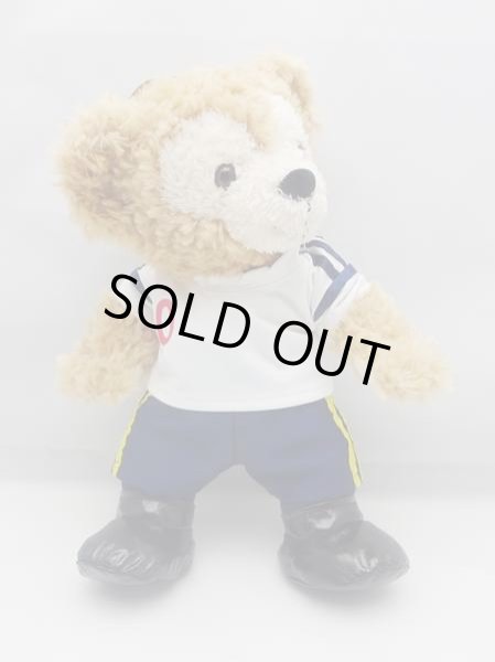 画像2: 【予約受付中】 ダッフィー&ジェラトーニ 衣装 ポーチサイズ (身長28cm) サッカー ユニフォーム コスチューム 服 「白」「背番号10 SATOSHI」 a194 (2)