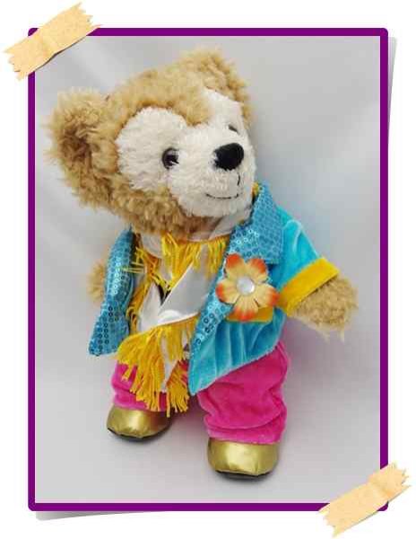 画像1: 【予約受付中】 ダッフィー＆ジェラトーニ 衣装 ポーチサイズ (身長28cm)  2013 フェス コスチューム 服 M  a200 (1)