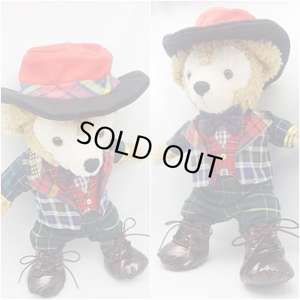 画像2: 【予約受付中】 ダッフィー 衣装 Sサイズ (身長43cm) 1992* チェック コスチューム 服 N a22 (2)