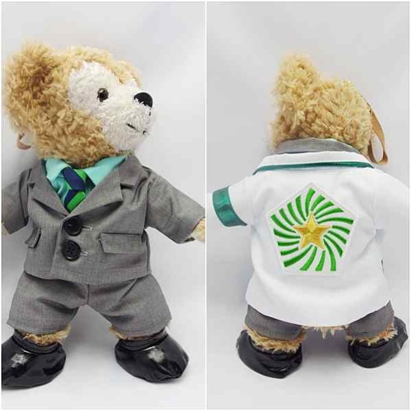 画像3: 【予約受付中】 ダッフィー＆ジェラトーニ 衣装 ポーチサイズ (身長28cm) ワクワク 白衣＆スーツ コスチューム 服  a231 (3)