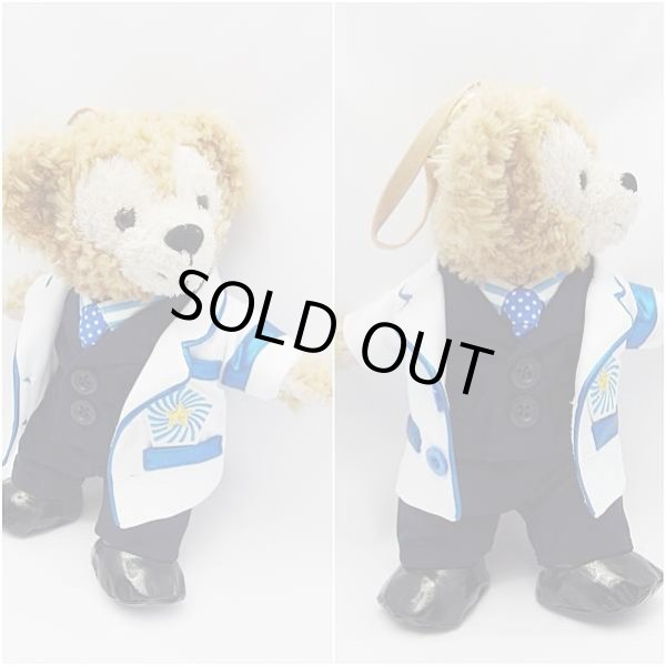 画像2: 【予約受付中】 ダッフィー&ジェラトーニ 衣装 ポーチサイズ (身長28cm) ワクワク 白衣&スーツ コスチューム 服  a234 (2)