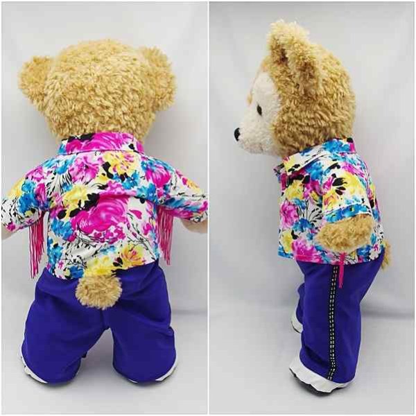 画像3: 【予約受付中】 ダッフィー 衣装 Sサイズ (身長43cm)  デジ コスチューム 服 A a256 (3)