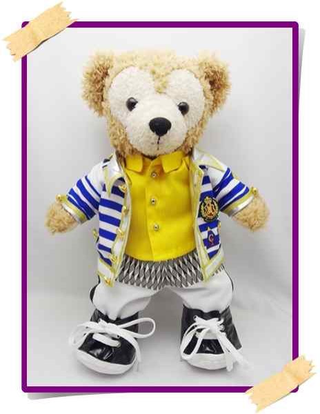 画像1: 【予約受付中】 ダッフィー 衣装 Sサイズ (身長43cm) Hawai  コスチューム 服 a265 M (1)