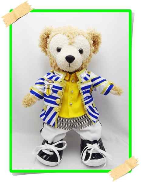 画像1: 【予約受付中】 ダッフィー 衣装 Sサイズ (身長43cm) Hawai  コスチューム 服 a266 A (1)