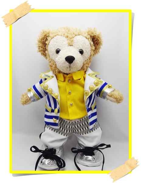 画像1: 【予約受付中】 ダッフィー 衣装 Sサイズ (身長43cm) Hawai  コスチューム 服 a267 N (1)