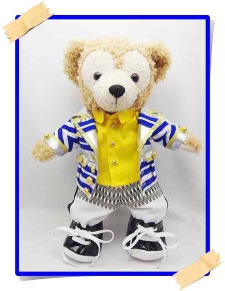 画像1: 【予約受付中】 ダッフィー 衣装 Sサイズ (身長43cm) Hawai  コスチューム 服 a269 O (1)