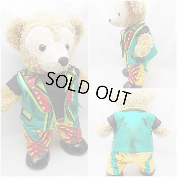 画像2: ダッフィー 衣装 Sサイズ (身長43cm) japoコン コスチューム 服 緑  S a276 (2)