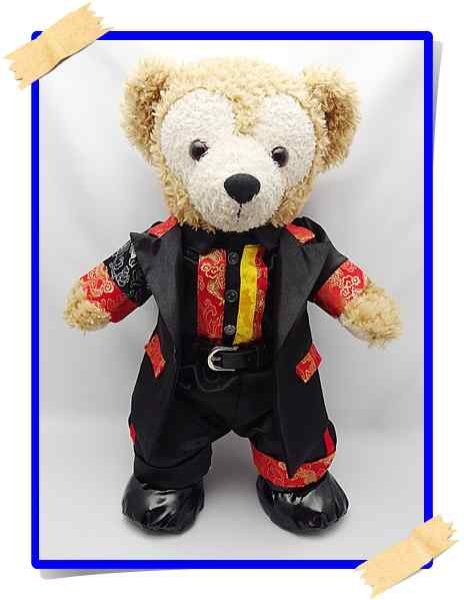 画像1: 【予約受付中】 ダッフィー 衣装 Sサイズ (身長43cm) japoコン ソロ コスチューム 服 O a289 (1)