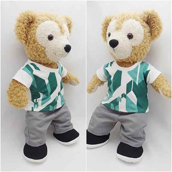 画像2: 【予約受付中】 ダッフィー 衣装 Sサイズ (身長43cm) Show コスチューム 服 緑 A a306 (2)