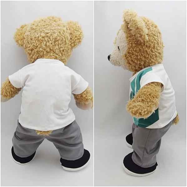 画像3: 【予約受付中】 ダッフィー 衣装 Sサイズ (身長43cm) Show コスチューム 服 緑 A a306 (3)