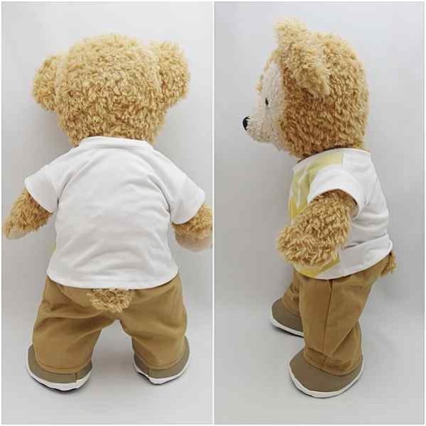 画像3: 【予約受付中】 ダッフィー 衣装 Sサイズ (身長43cm) Show コスチューム 服 黄色 N a307 (3)