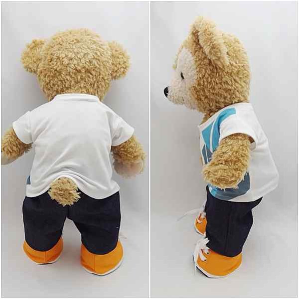 画像3: 【予約受付中】 ダッフィー 衣装 Sサイズ (身長43cm) Show コスチューム 服 青色 S a309 (3)