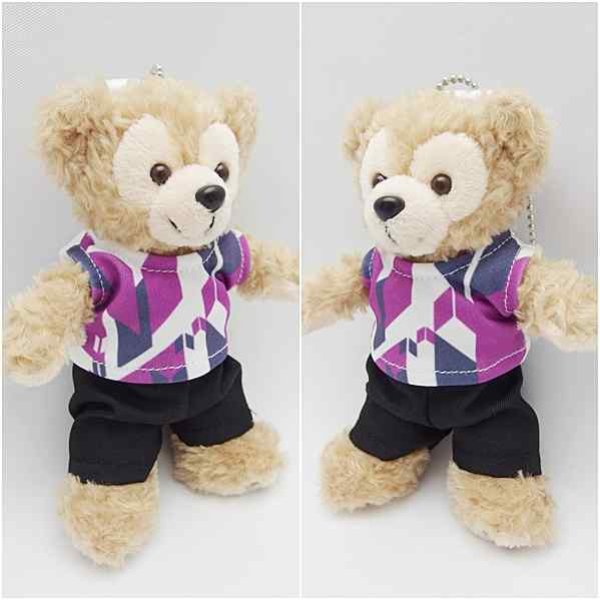 画像2: 【予約受付中】 ダッフィー 衣装 ぬいばサイズ (全長14cm)  show コスチューム 服 紫  a310 (2)