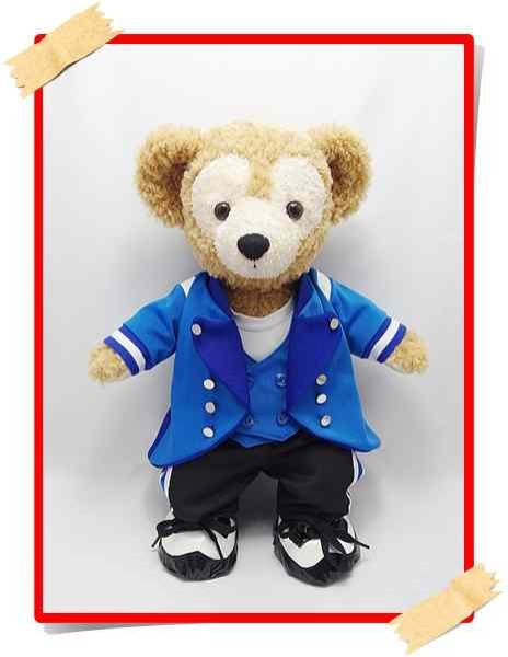 画像1: 【予約受付中】 ダッフィー 衣装 Sサイズ (身長43cm)  コスチューム 服 a323 (1)