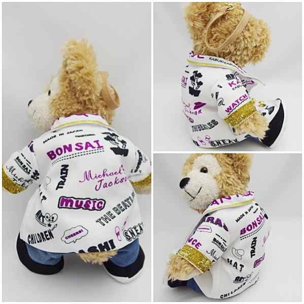 画像3: 【予約受付中】 ダッフィー＆ジェラトーニ 衣装 ポーチサイズ (身長28cm) コスチューム 服 a340 (3)