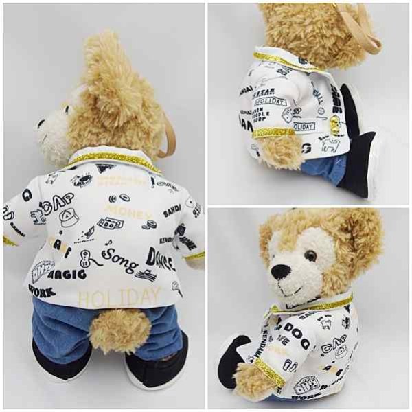 画像3: 【予約受付中】 ダッフィー＆ジェラトーニ 衣装 ポーチサイズ (身長28cm) コスチューム 服 a342 (3)