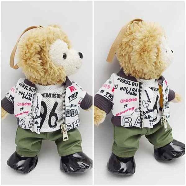 画像2: 【予約受付中】 ダッフィー＆ジェラトーニ 衣装 ポーチサイズ (身長28cm) コスチューム 服 a343 (2)