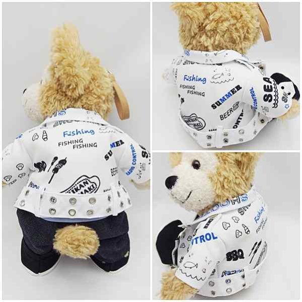 画像3: 【予約受付中】 ダッフィー＆ジェラトーニ 衣装 ポーチサイズ (身長28cm) コスチューム 服 a344 (3)