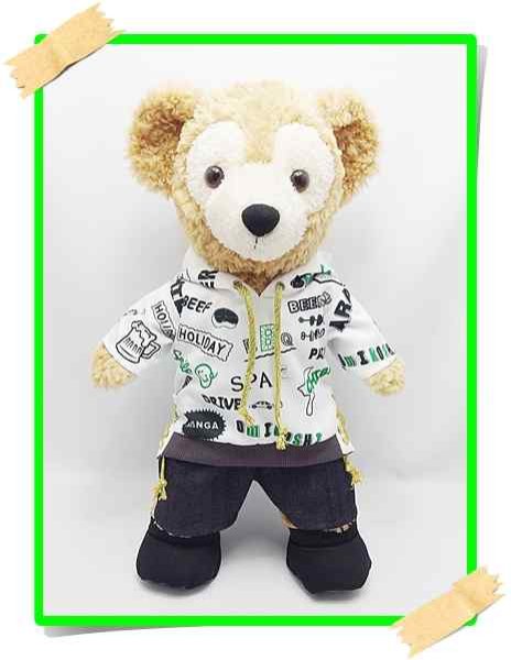 画像1: 【予約受付中】 ダッフィー 衣装 Sサイズ (身長43cm) コスチューム 服 a346 (1)