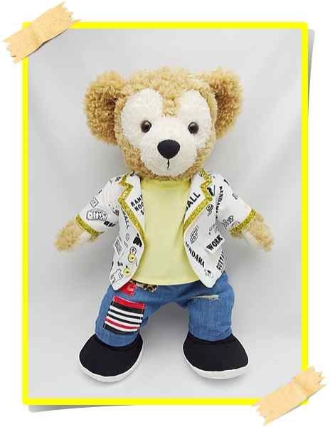 画像1: 【予約受付中】 ダッフィー 衣装 Sサイズ (身長43cm) コスチューム 服 a347 (1)