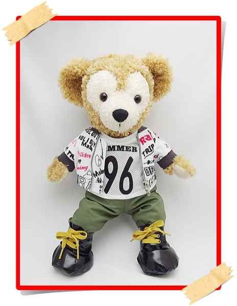 画像1: 【予約受付中】 ダッフィー 衣装 Sサイズ (身長43cm) コスチューム 服 a348 (1)