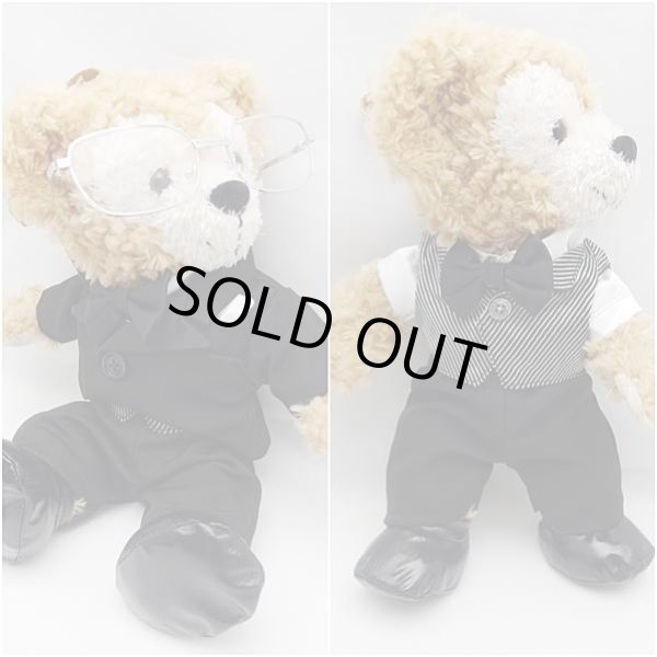 画像2: 【予約受付中】 ダッフィー&ジェラトーニ 衣装 ポーチサイズ (身長28cm) 謎解き執事 コスチューム 服 S a34 (2)