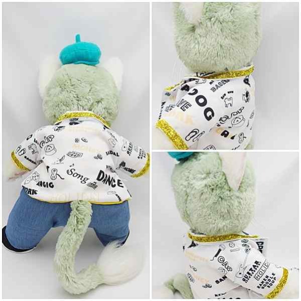 画像3: 【予約受付中】 ジェラトーニ＆ステラルーも着用OK!!衣装 Sサイズ (全長40cm) コスチューム 服 a352 (3)